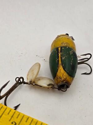 Creek Chub 3852 Beetle ホワイト c 1940 Creek Chub 3852 Beetle ホワイト c 1940 Creek Chub Beetle