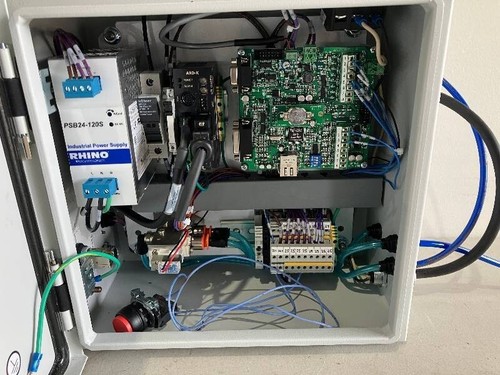 1 MAHR Meter Mix Dispense Automated Pump System .08ml Shot PLC HMI Stepper Motor - Picture 2 of 12