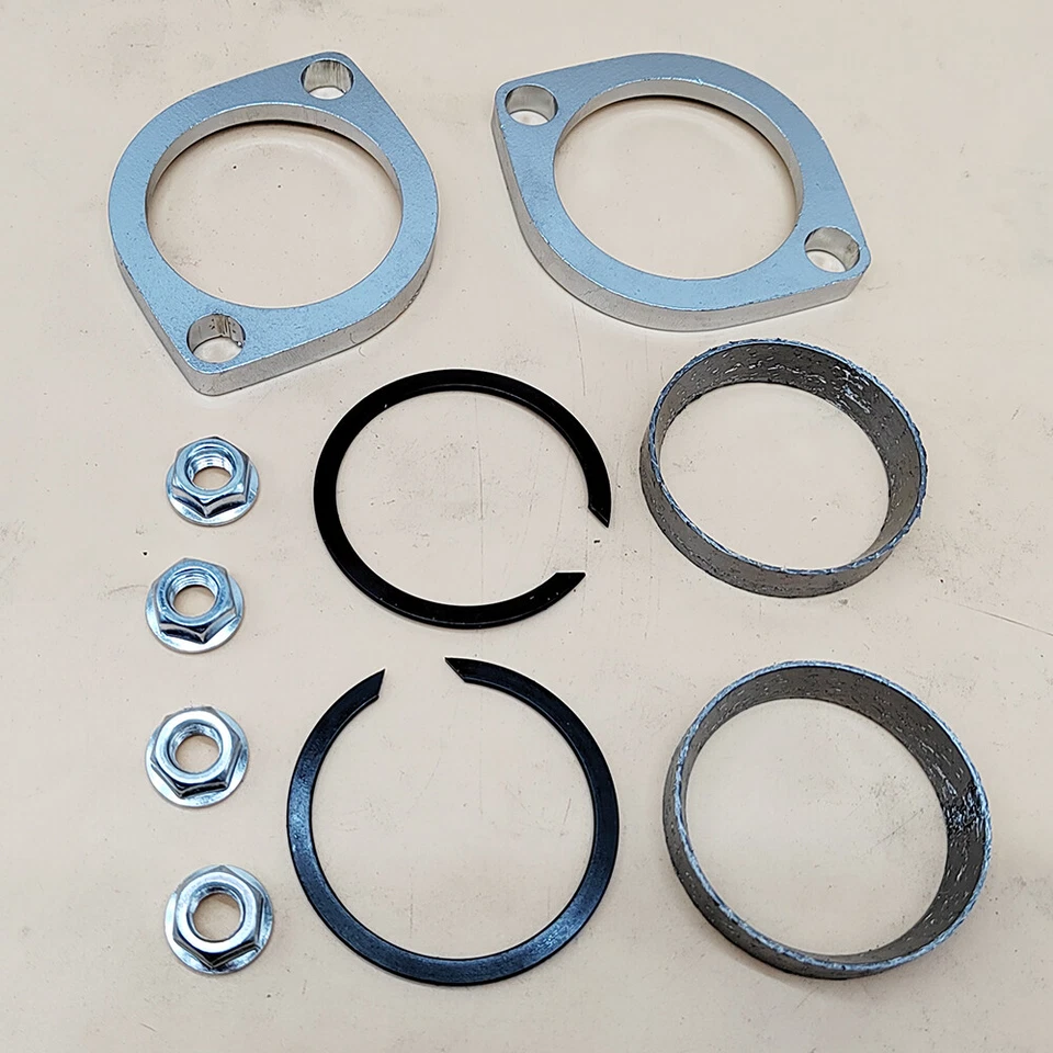 Exhaust Flange Gasket Seal Install Kit For Harley Big Twin Sportster 883 1200 - Image 3 of 4