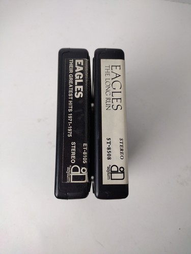EAGLES - The Long Run & Their Greatest Hits (197-1975) 8 Track Tapes (LOT OF 2) - Picture 6 of 6