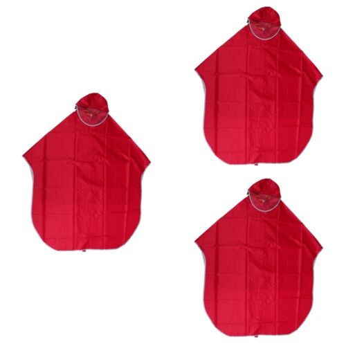 3 PCS Hooded Coat Roller Cover Rain Jacket Raincoat With Boy Women-