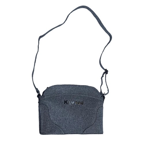 Silver Bling Sparkle Hand Bag Crossbody Festival Kavaee - Picture 3 of 12