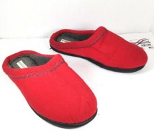 Dearfoams Women's Slippers Comfort Slippers Red Size Large 9-10 