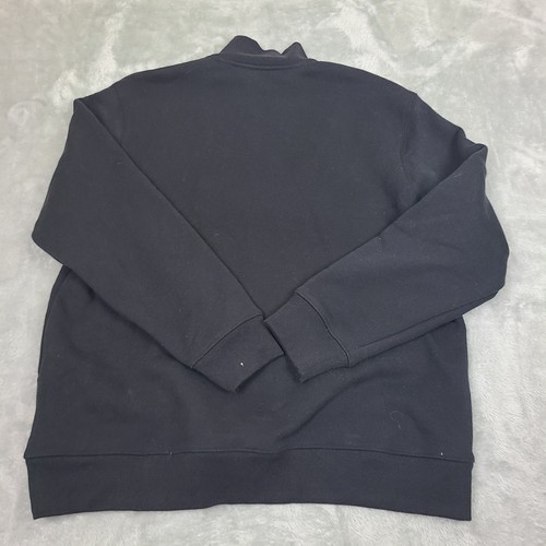 Harley Davidson Black Pullover with half zipper Size Medium Jacket Embroidered - Picture 8 of 8