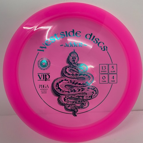 FREE SHIP!!! Westside Discs VIP Adder Disc Golf Distance Driver - First Run - 第 3/10 張圖片
