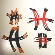 ESC Extension Leads/Brushless Motor Extension Adapters Flexible 10AWG 200C Wires