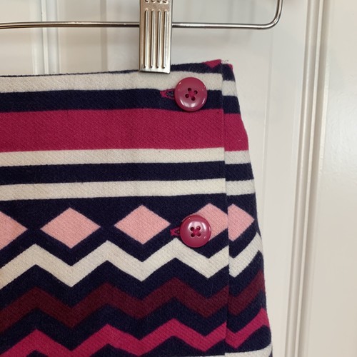 Gymboree Girls Sz 8 Blanket Skirt Waistband Buttons - Picture 2 of 10