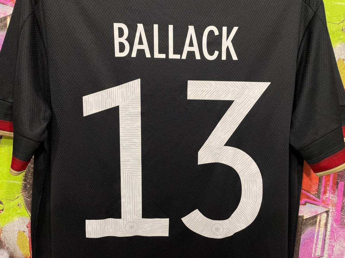 adidasドイツ代表ユニ　13 BALLACK 2006 Germany Ballack #13 Jersey Shirt Red Away Adidas L Fifa