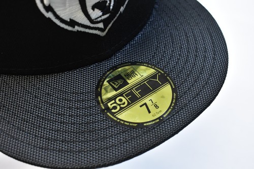 Memphis Grizzlies New Era Black Active Satin Visor Hat 59Fifty Fitted Mens 7-7/8 - Picture 6 of 11