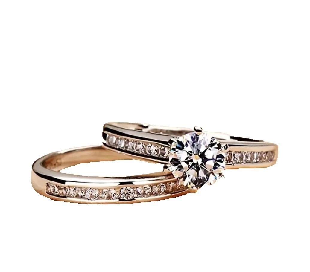 7 Anillos de moda de cobre del Anillo