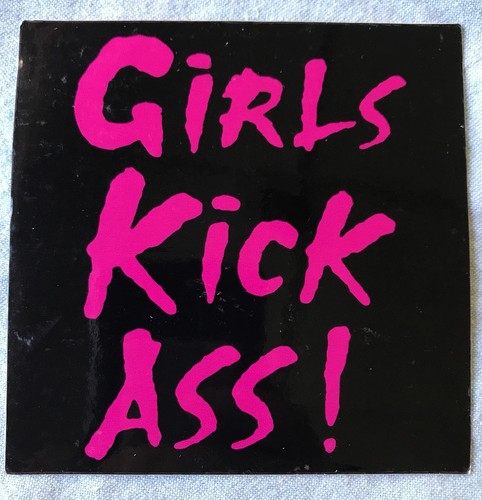 Girls Kick Ass " Vinyl Aufkleber 5 Stück