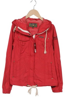 Schmuddelwedda Jacke Damen Anorak Jacket Kurzmantel Gr. XS Rot #h1wjtce