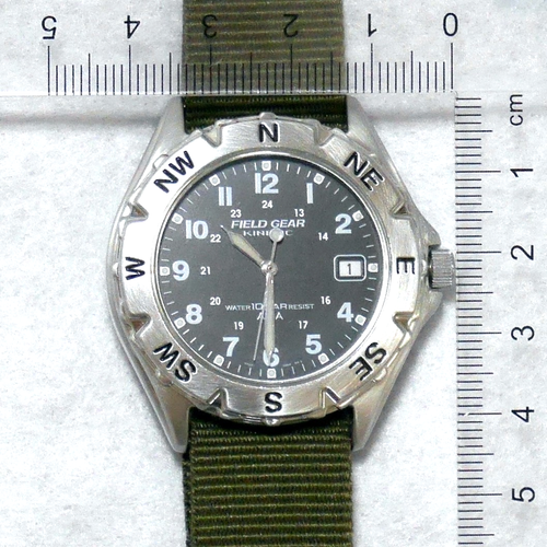 SEIKO ALBA FIELD GEAR KINETIC Military Watch YT57-0B20 2000 Black Luminous Japan - Picture 10 of 12