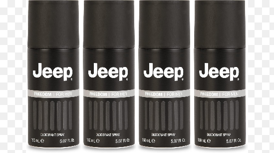 4x  JEEP FREEDOM DEO SPRAY 150ML, Pack of 4 - Brand New
