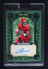 2023 5 Card Draw Contemporary Black Foil - Green 1/3 Malik Cunningham Auto 0c9g