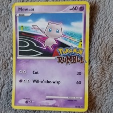 Pokémon Mew 10/16 Pokémon Rumble Promo Psychic 60 HP English Nintendo 2009 on eBay