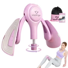 Thigh Trainer for Women, 15-70LB Adjustable Resistance Inner Thigh Exerciser ...