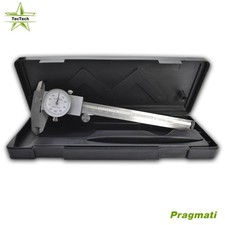6in Dial Caliper Carbon Steel Shockproof .001" Of One Inch new