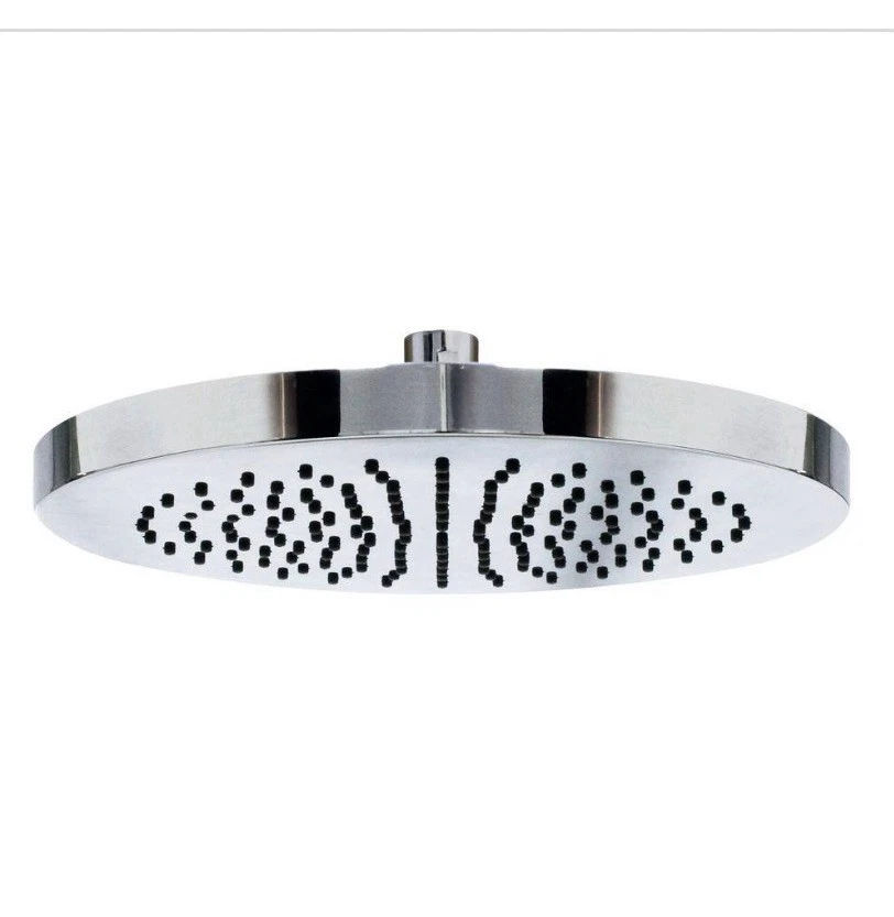 modona bathroom 10" Round Rain Shower Head Chrome with Arm Modern High Pressure