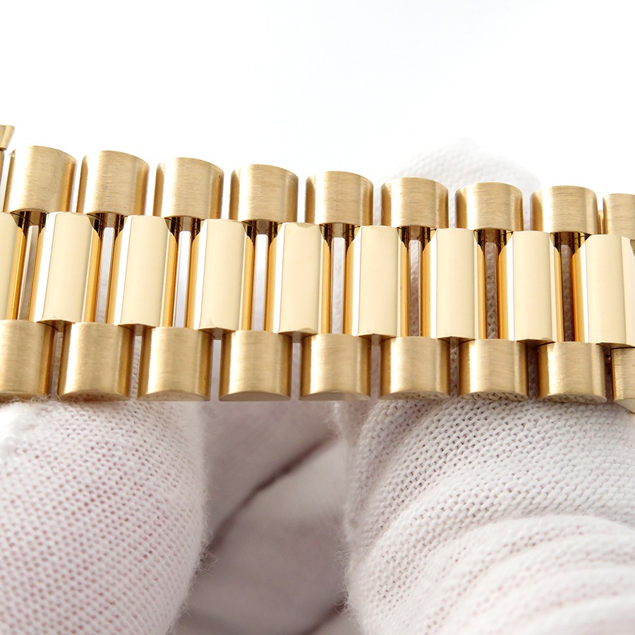 Rolex 228348RBR Day Date 40 18K Yellow Gold with Champagne Diamond Baguette Dial image 6