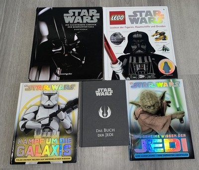 Star Wars 5 Bücher Sammlung  DK Jedi Galaxis - Lego Lexikon der Figuren -Chronik