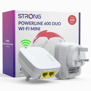 STRONG AV600 WiFi Powerline Adapter Kit, HomePlug AV2 WiFi... 