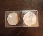 1 oz. .999 2018 American Silver Eagle & 1 oz. .9999 2020 Canadian Maple Leaf