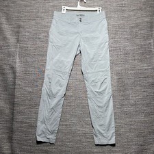 Prana Essex Pants Women's Size 8 Blue Tapered Cargo Hiking Outdoor W43180731