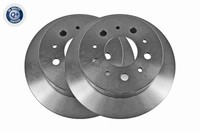 2X Bremsscheibe Hinten Vaico V22 40007 FÜR CitroËN Passend FÜR Fiat Peugeot