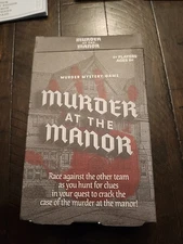 Murder At The Manor Card Game Murder Mystery Game Professor Puzzle Whodunit? New