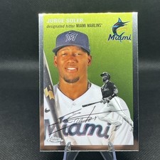 2023 Topps Chrome Platinum Anniversary Base #296 Jorge Soler Miami Marlins