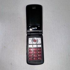 Sprint Sanyo SCP-3810 Vintage Red Camera Flip Phone With Box No Charger