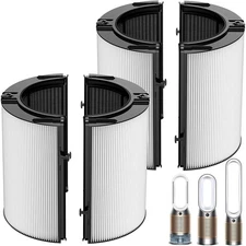 2 Pack HEPA Carbon Filter Replacement for Dyson TP04 TP07 HP04 PH01 Air Purifier
