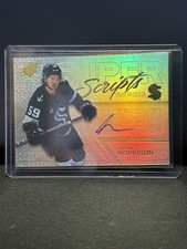 2024-25 Upper Deck SPx Hockey Logan Morrison Super Scripts Rookie Auto