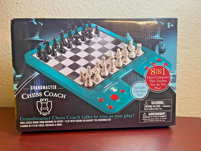 Electronic Grandmaster Chess Coach Learning Teaching Computer Talking Chess Set