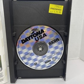Daytona USA (Sega Saturn, 1995) Complete W/Reg card * TESTED and WORKING**