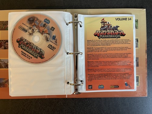 Mahabharat Deluxe Collector's Edition 16 DVD Set Episodes 1-94 With Subtitles - Foto 20 di 23