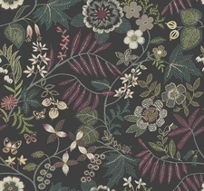 YK72138_Scott Living3 Geometric, Maze, Key Light Gray Fine Decor Wallpaper