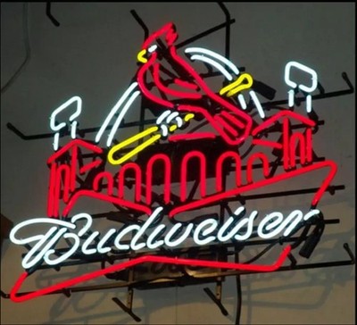 St. Louis Cardinals Stadium Baseball Beer 20''x16'' Neon Sign Lamp Light Xmas Gift