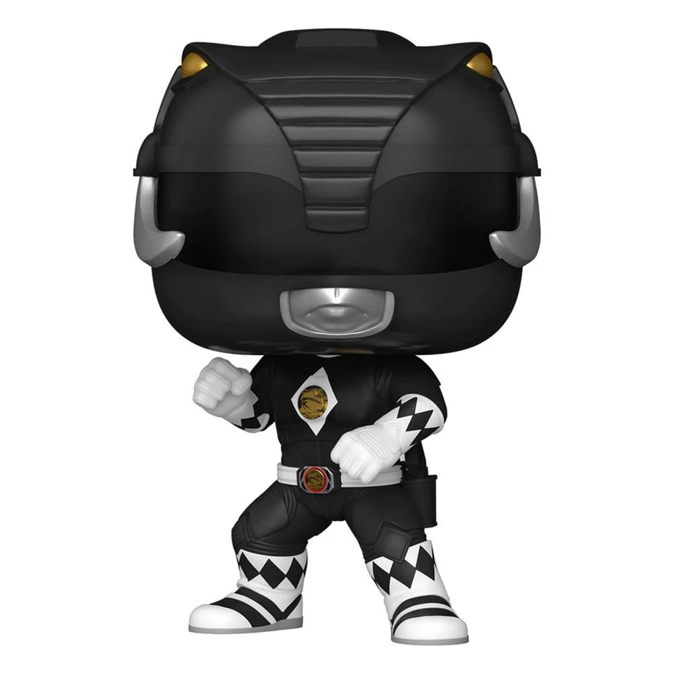 Mighty Morphin Power Rangers: The Movie POP! Movies Vinyl Figures Black Range... - Photo 1/1