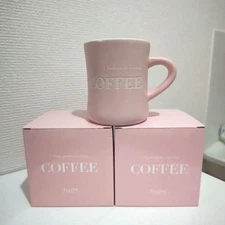 TULLY'S COFFEE Pink Mug Edition 2-Piece Pair