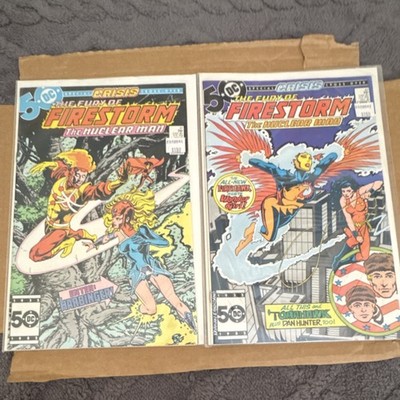 DC Comics The Fury of Firestorm Nuclear Man #41 #42 1985 Copper Age Firestorm