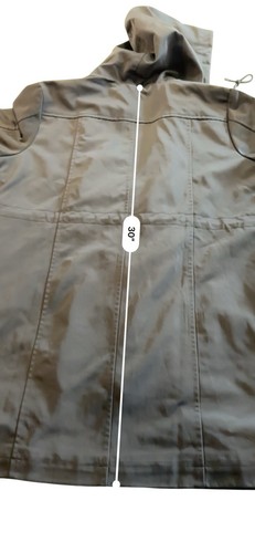 SaphiRose Womens Hooded Rain Jacket Long Windbreaker Coat Size Small Black EUC - Imagen 9 de 11