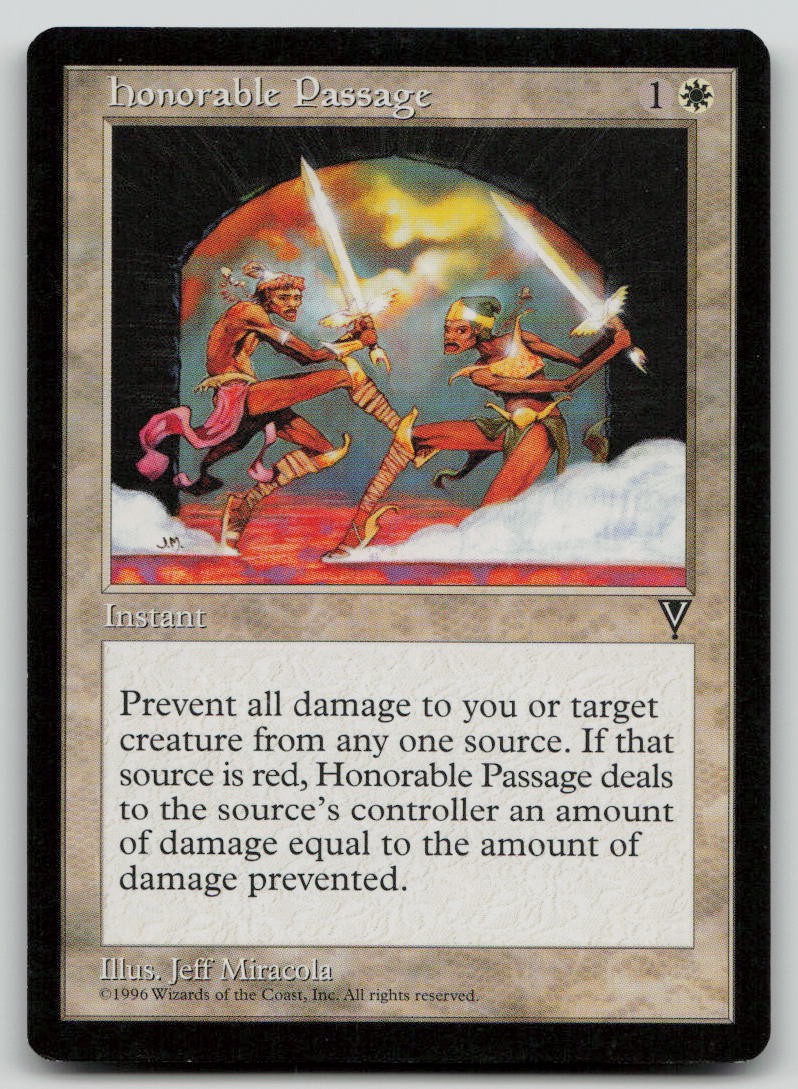 Honorable Passage [Visions - 7] Moderately Played Uncommon Magic