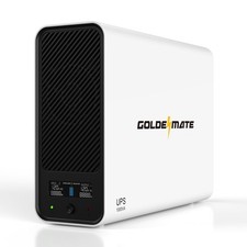 GOLDENMATE 1000VA/600W Lithium UPS Battery Backup and Surge Protector, Backup...