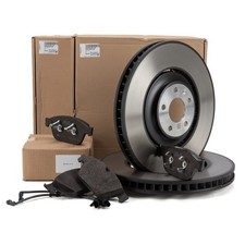 ORIGINAL AUDI Bremsscheiben Ø 380mm + Bremsbeläge + Sensor A8 (4H) PR-1LJ vorne