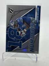2022 Zenith - Behind the Numbers Jameson Williams RC Lions Alabama Football