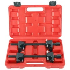 2 Pack MacPherson Strut Coil Spring Compressor Tool Set with 10.5in Range Black