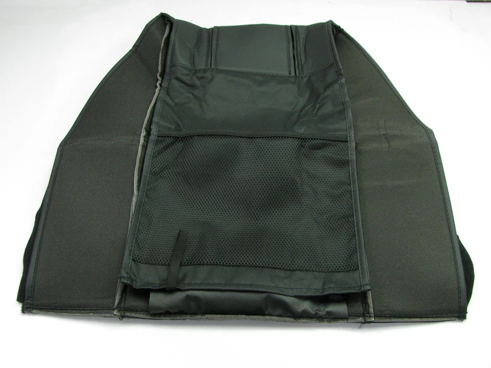 Sintetizador negro Plasticolor 008585R01. Funda de asiento delantera de cuero sin laterales para Dodge Foto 2 de 4