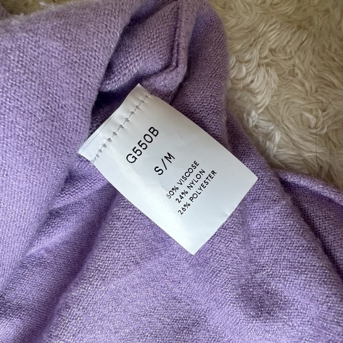 KERISMA Damen Pullover S/M helllila Dolmanärmel Lagenlook minimalistisch - Bild 9 von 10